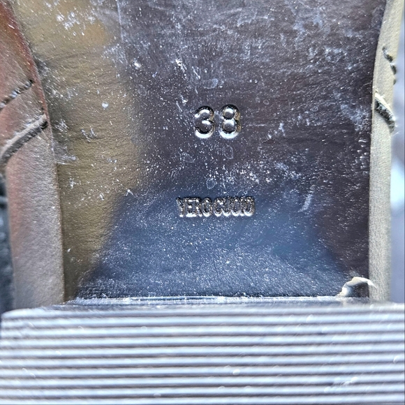 Alexander Wang Chelsea smooth Black Leather Anouck Ankle Boots US7.5 - Picture 15 of 16